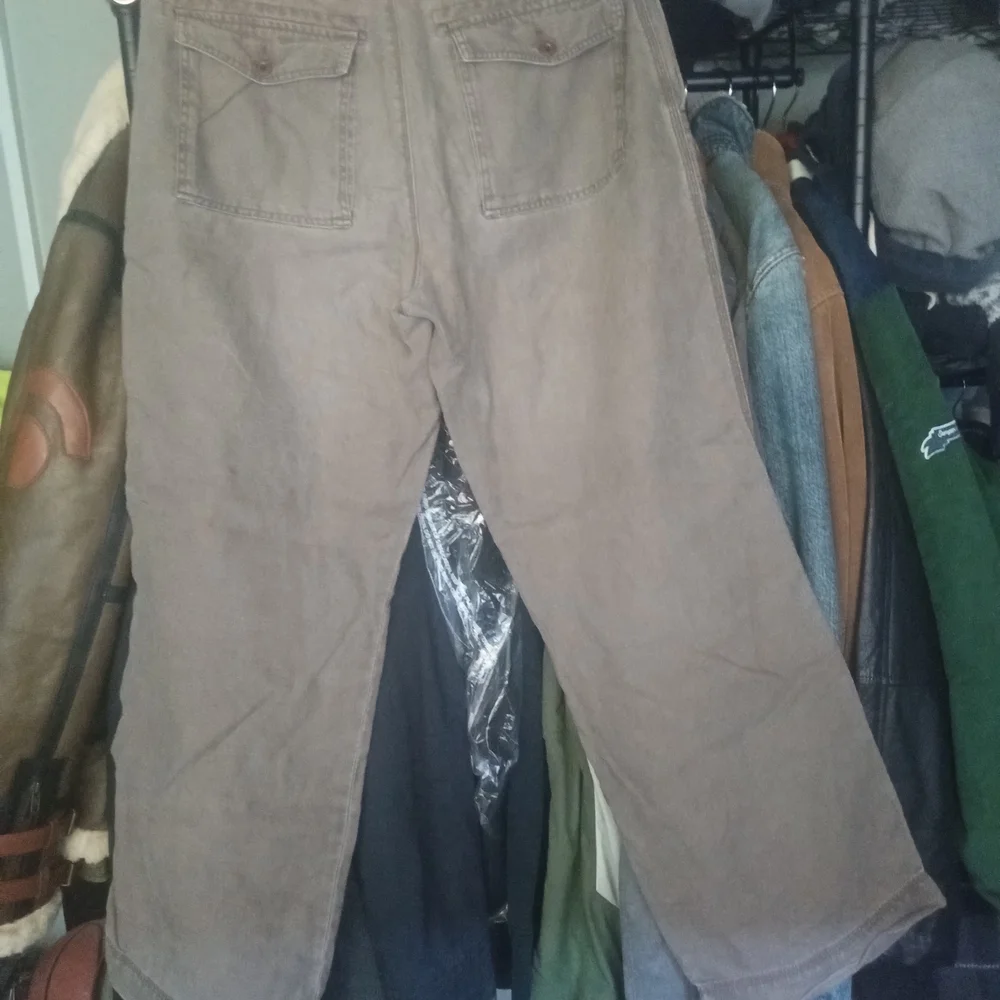 36x31 Banana Republic Linen Pants in Dark Olive